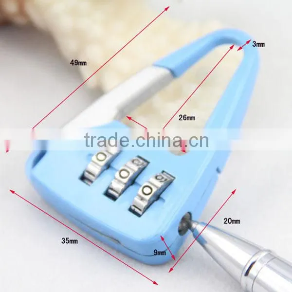 Cartoon Design Code Padlock Combination Luggage Rolling Lock For Safety photo-4