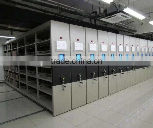 Factory /Steel Movable Compact Filing Racking/Mobile Steel Storage Book Shelf of School Library/Compact Mobile Mass Racks photo-2