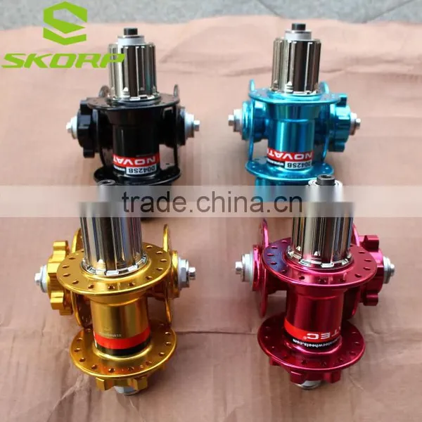 NOVATEC Colored Bicycle Gear Disc Brake Hub Mountain Bike Rear Hub