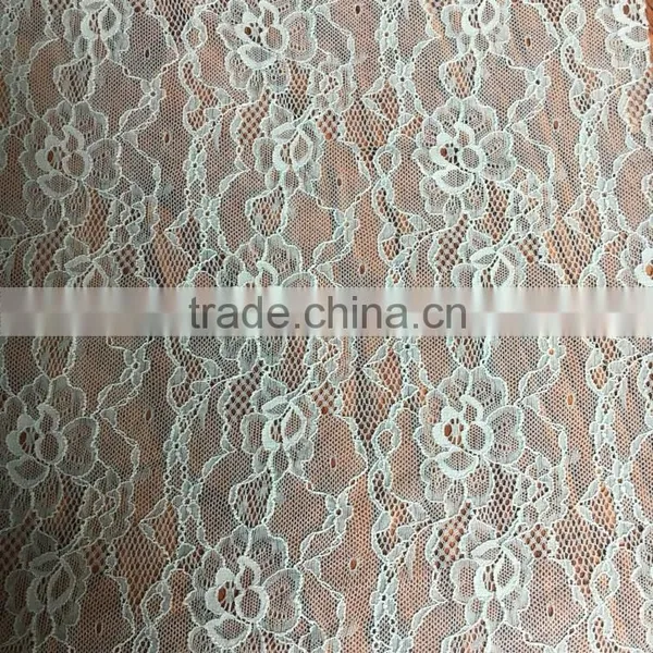 Soft Hand Feel Jaquard Knitting Lace Fabric for Fashinable Dresses TH-8830 photo-4