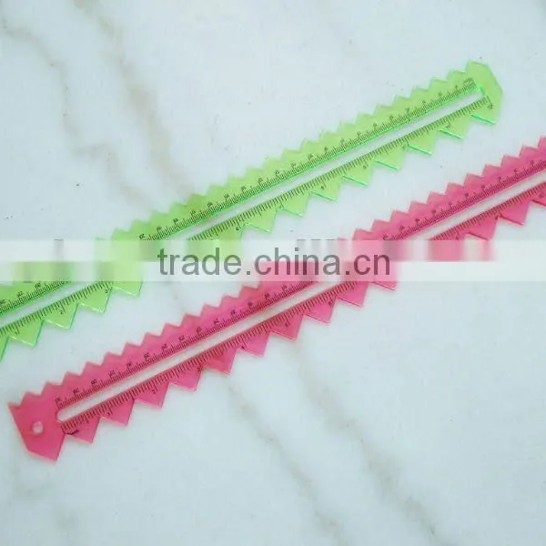30CM PLASTIC SHAPE RULER