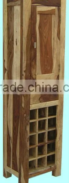 Wooden Wine Cabinet,wine Rack,bar Counter,bar Table Set,bar Cabinet,bar Unit,sheesham Wood Furniture photo-2