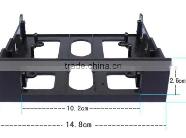 3.5-inch to 5.25-inch Mounting Frame Bracket for Floppy/Zip/Jaz/Card-Reader/Tape-Backup photo-3