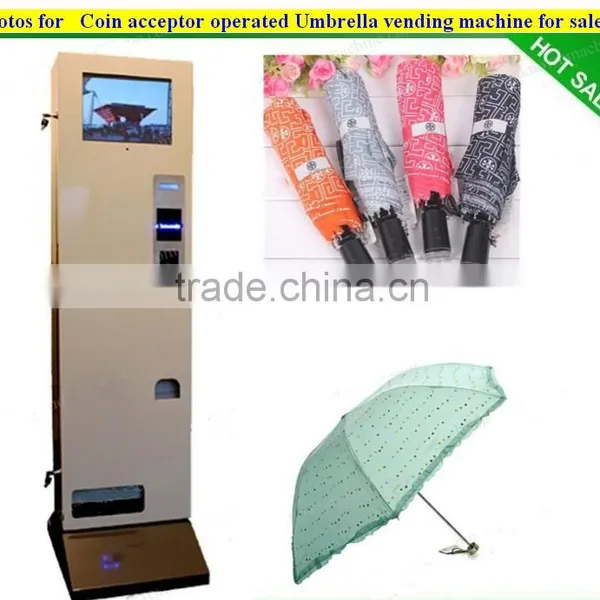 Coin Acceptor Operated Umbrella Vending Machine for Sale