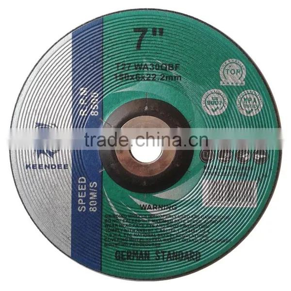 Depressed Grinding Disc Green Wheel for Metal