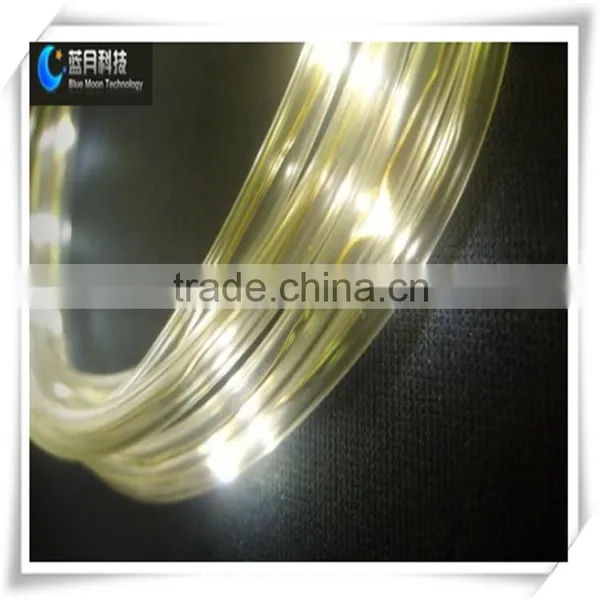 Warm White Color Copper Wire Light String With Transparent PVC Tube High Bright and Flexible photo-3