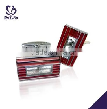 Red Funny Cufflinks 316L Stainless Steel Jewelry
