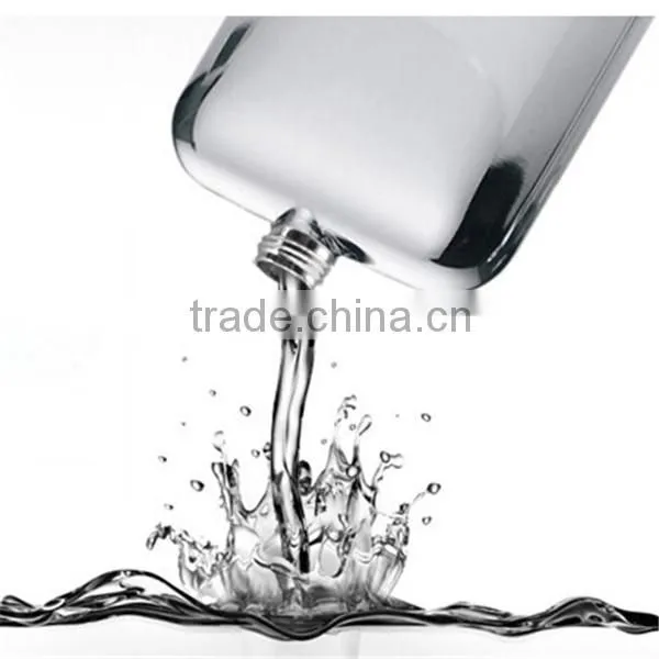 MINI 3d Customized Empty Stainless Steel Flagon/6oz Cheap Whole Sale Flagon /wine Bottle for Sales photo-2
