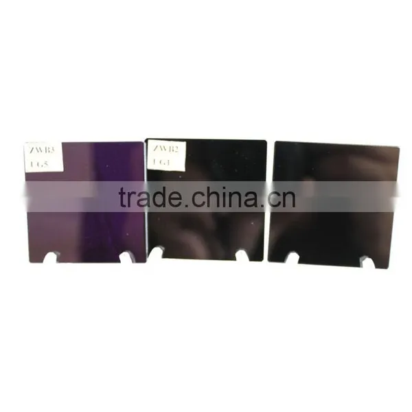 2015 Newest Hot Selling uv Transmission Visible Absorption Glass