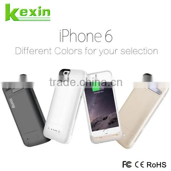 Rechargeable Li-polymer Battery Case for Iphone 6 Wireless Power Bank Charger photo-5