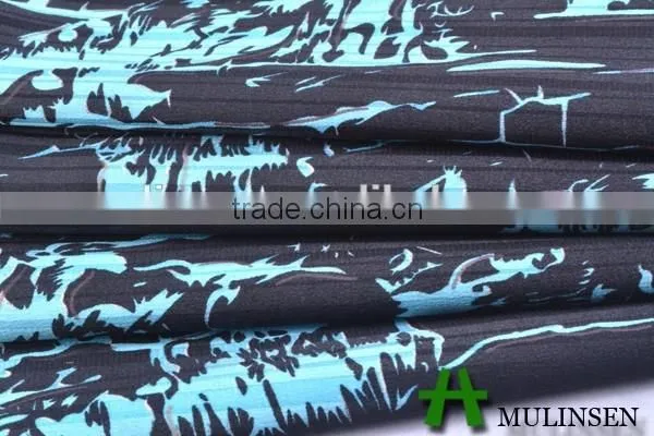 Mulinsen Manufacturer Stretch With Twist Cheap Satin Fabric Composition photo-3