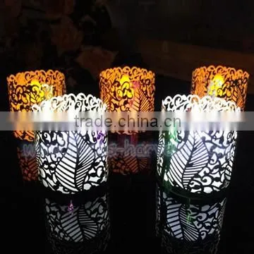 A811 Christmas Crafts Candle Wraps Laser Paper LED Light for Wedding Party Decoration Gift photo-4