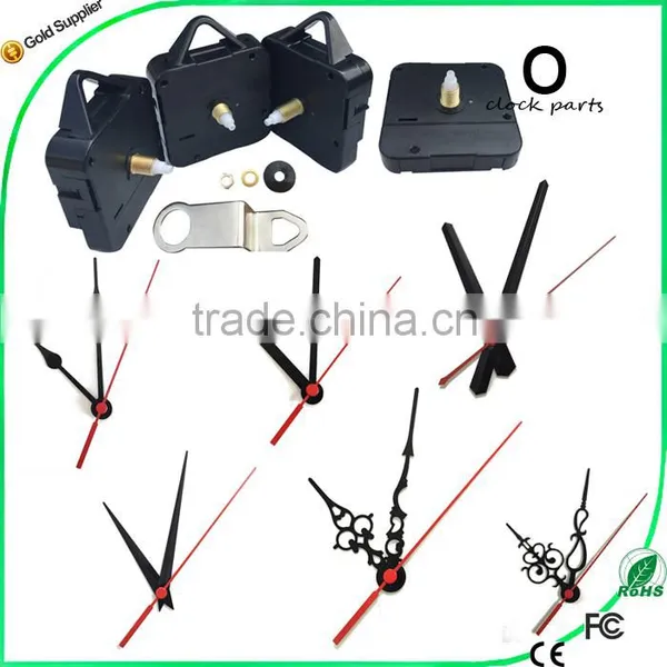 Top Quality Quartz Wall Clock Mechanism With a Plastic Hanger