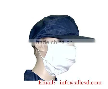 Black White Cleanroom ESD Baseball Cap photo-2