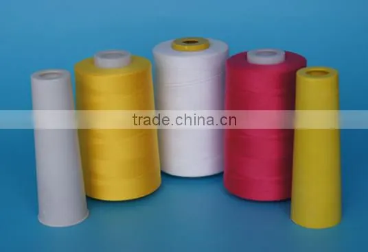 30/3 Color Spun Polyester Yarn in Plastic Cone photo-5