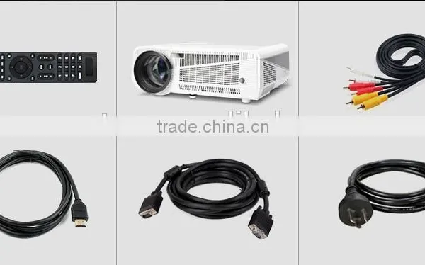 1280*800RGB High Denifirtion Led Android Wifi Smart Projector LED86+ AV/HDMI/VGA/USB/SD/TV photo-4