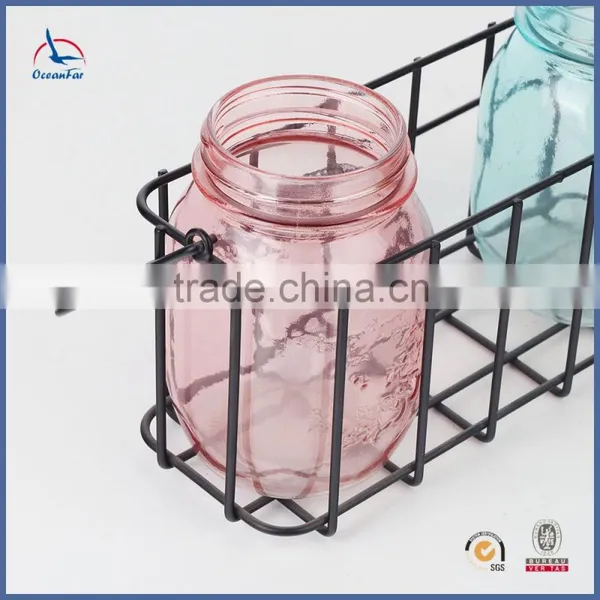 Cheap Price Decorative Mason Jars Custom Made Embossed Mason Jar photo-3