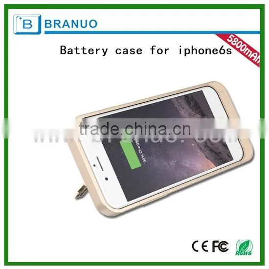 2016 New Battery Case for IPhone 6 6s , Accepting Customization Logo