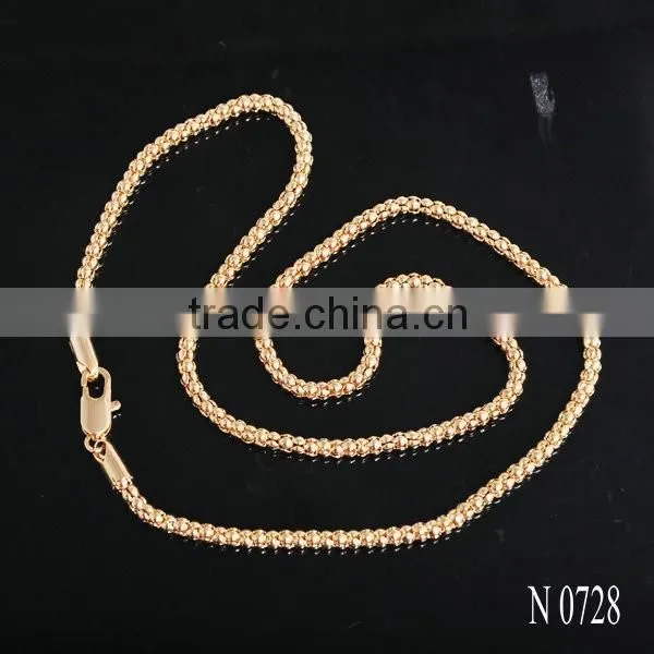 The Newest 7.5" Dubai 18K Gold Brass Chain photo-3