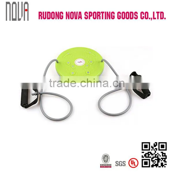 Aerobic Yoga Waist Torsion With Expander