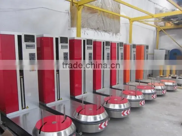 Airport Baggage Stretch Film Wrapping Machine With Weighing Functions photo-2