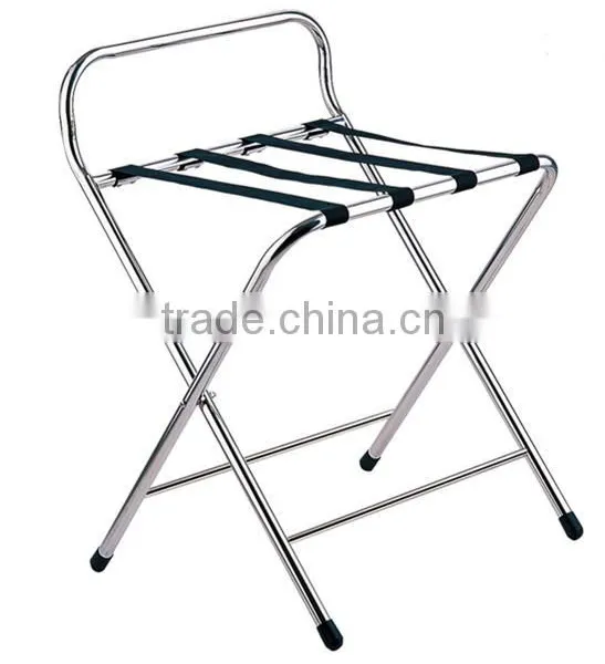 2016 Good Quality Stainless Steel Brushed Luggage Rack for Hotel photo-6