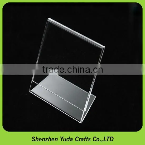 Acrylic A4 Paper Sign Poster Holder Clear Two Sides A5 Acrylic Sign Holder photo-2