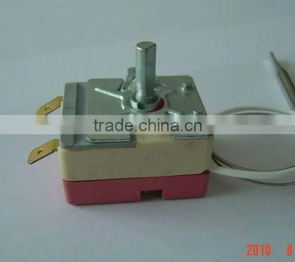High Temperature Adjustable Manual Reset Capillary Tube Type Capillary Thermostat photo-2