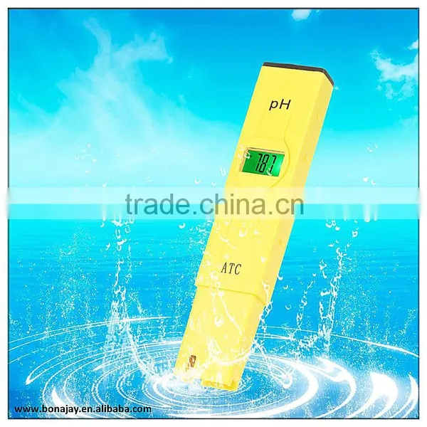 High Accuracy Pocket Size Handheld pH Meter Back Light With ATC photo-2