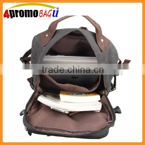 Latest Fashion Quality Laptop Bag Canvas School Backpack Wholesale photo-6