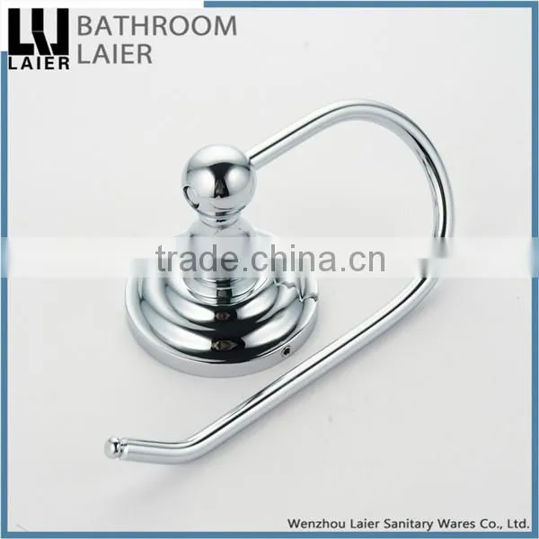 Sleek Bathroom Fittings Zinc Alloy Chrome Finishing Bathroom Sanitary Items Wall Mounted Toilet Paper Holder photo-4