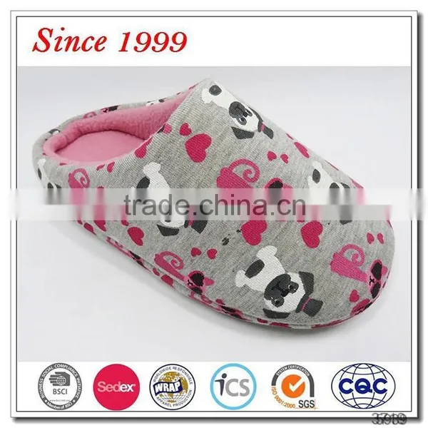 Latest Design Fashion Fleece Insole Girls Slippers photo-2
