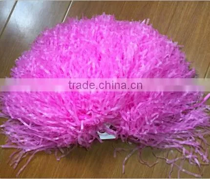 Newly Pink Cheerleading Pom Poms, Plastic Pom Pom