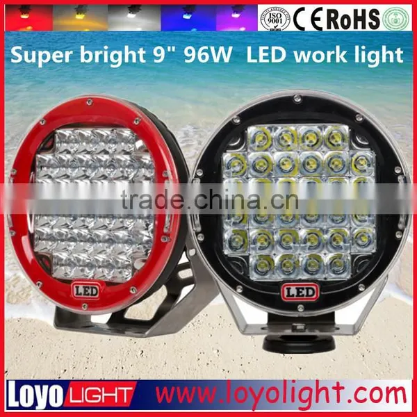 9 Inch 96W Cr ee LED Driving Lights Offroad Led Work Light Spot/Flood Light Cr ee 9'' 96W