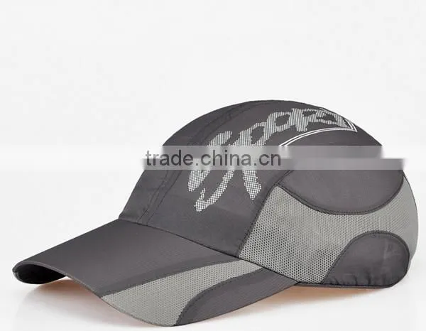 Ball Cap BLACK Outdoor Hat Mesh Sports Running Hiking Baseball Sunvisor