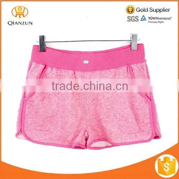 Kids Girls French Terry Knit Gym Kids Shorts