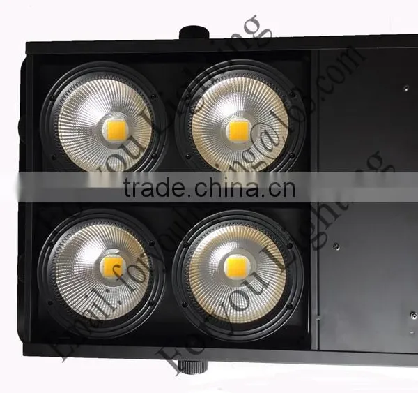 3-Year Warranty 4x100W Warm/Cool White 2IN1 COB 4-Eye LED Audience Stage Lighting Blinder photo-2
