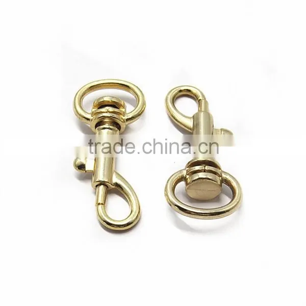 Gold Zinc Alloy Dog Leash Swivel Hook For Bag Accessories photo-3