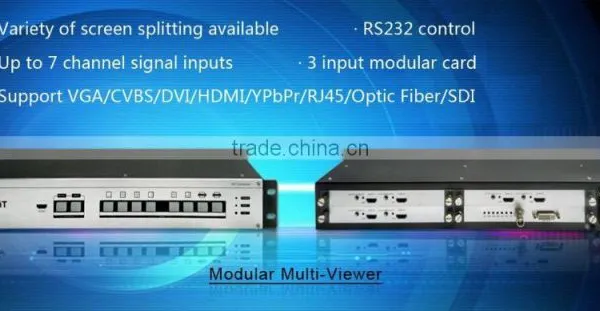 Professional Modualr HD-multi Viewer CBN With VGA,HDMI Input Cards photo-2