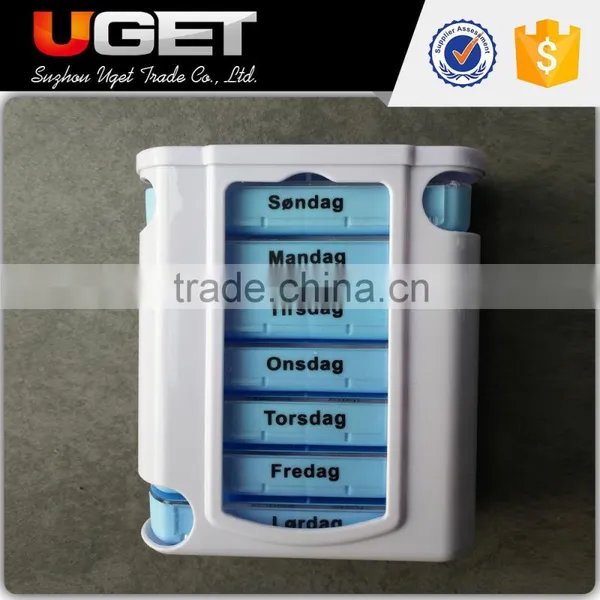 Hot Selling Plastic Travel Portable Drawer Weekly Pill Box photo-2