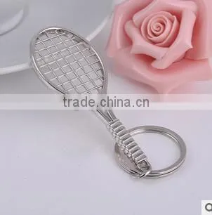 Wholesale Sport Item Metal Tennis Key Chains/Table Tennis Metal Key Chains/badminton Key Chains photo-2