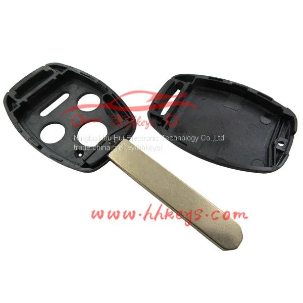 With Chip Place and Logo Honda 3+1 Button Remote Key Cover Case Casing Shell for Car Key photo-4
