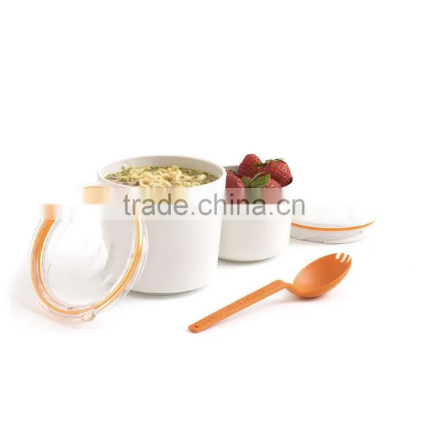 Freeze Breakfast Box Fruit Yogurt Milk Cream Liquids Cereal Lunch Container Cold photo-6