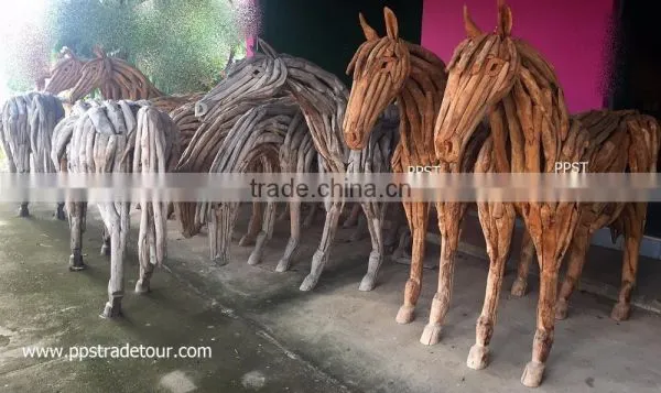Tree Root Wood Horse photo-5
