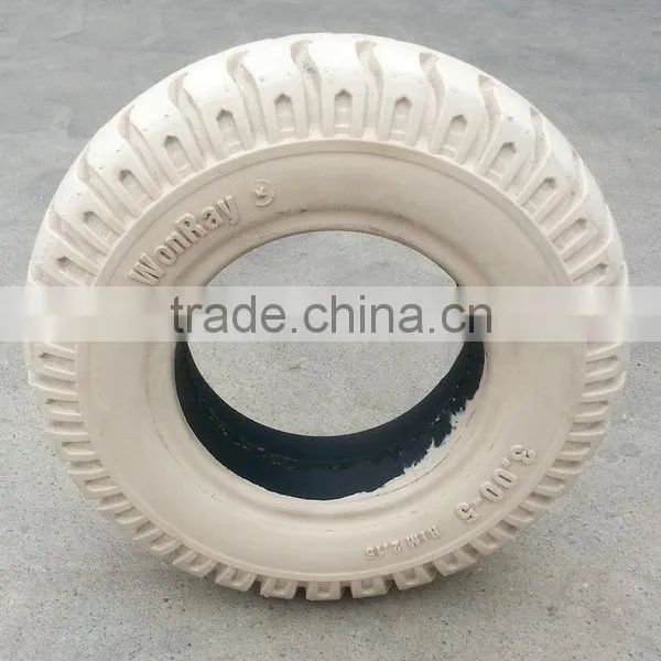 Top Seller Scissor Lift Wheels 3.00-5 Inch Solid Rubber Wheels on Wholesale photo-5