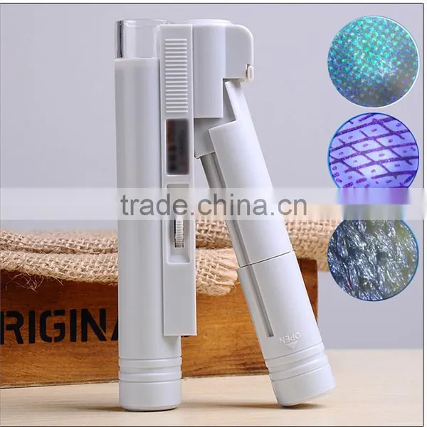 2016 New Arrived Multifunction Handheld 100X Zoom LENS LED Lighted Pockets Jeweller Jewelry Gem Microscope Magnifier Loupe photo-4