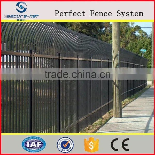 Pvc Coated Spear Top Tubular Steel Fence/backyard Grass Protection Steel Fence photo-4