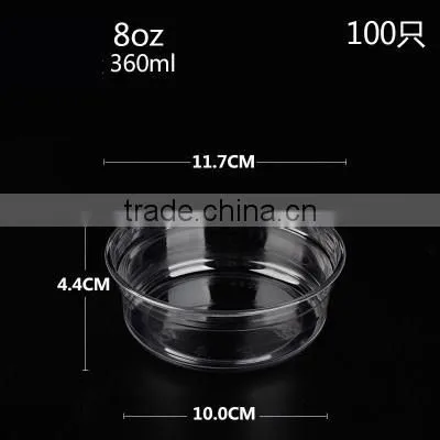 Super Cheap Useful Disposable 12oz Plastic Blister Salad Bowl photo-3