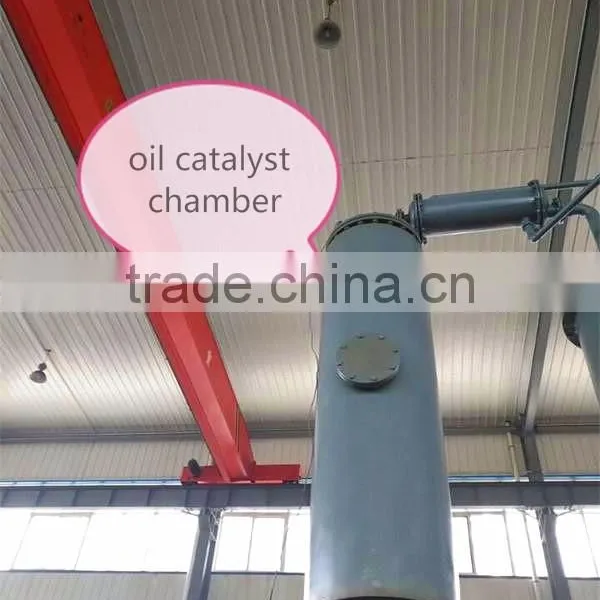 Latest Technology Waste Tyre/Plastic/Rubber Pyrolysis Oil to Base Oil and Diesel Oil Distillation Equipment