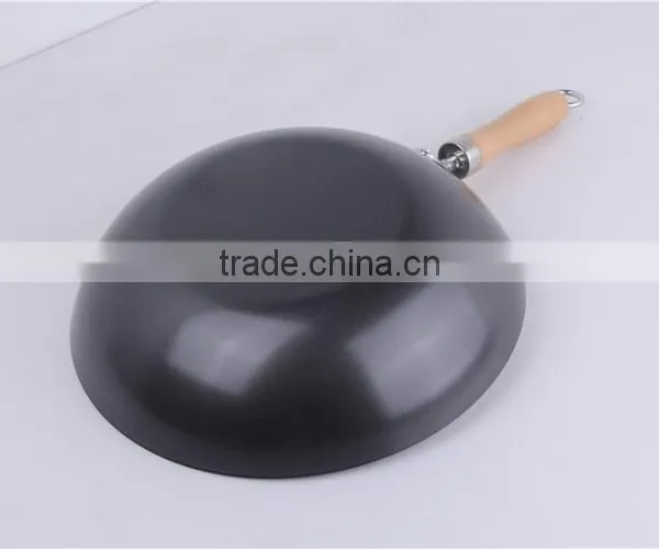 JiaHe Metal Factory Kitchen Utensils Cantonese Carbon Steel Wok photo-3